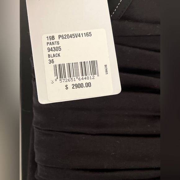 NWT Chanel FW2019 Black Silk High Waist Pants - Picture 4 of 5